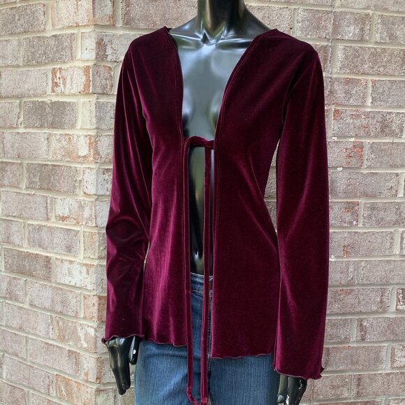 Fairy Flair Velour Long Sleeve Bell Cuff Pixie Robe Sz XS - Picture 5 of 16